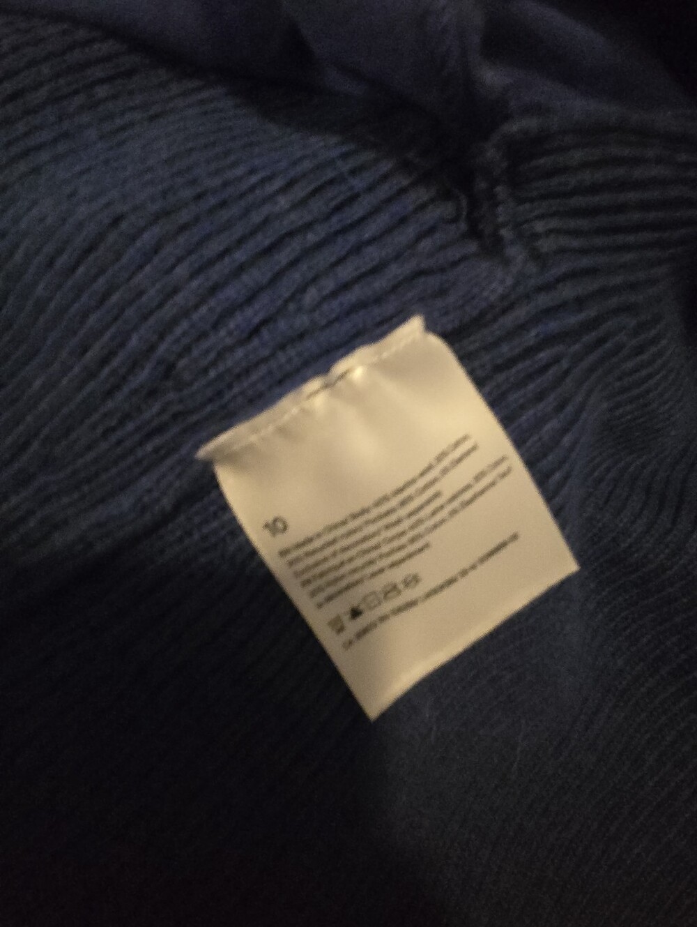 Lululemon Merino Wool-Blend Ribbed Long Wrap Sweater Sz 10 - Picture 5 of 5